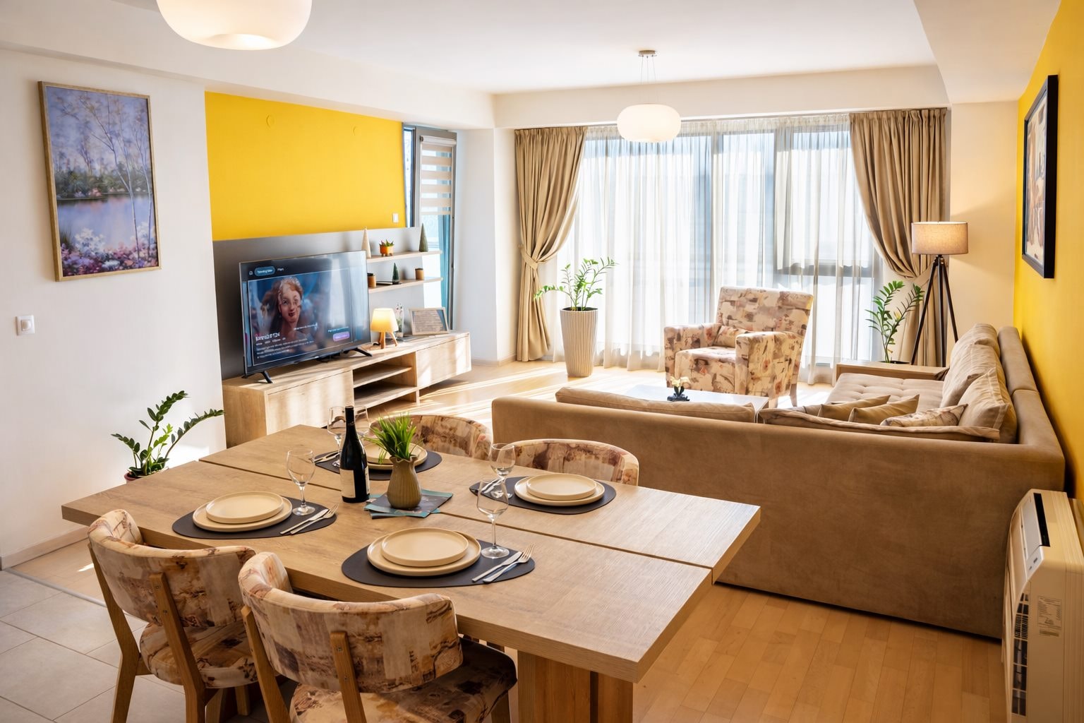 Second living and dining area in a Capitol Suite