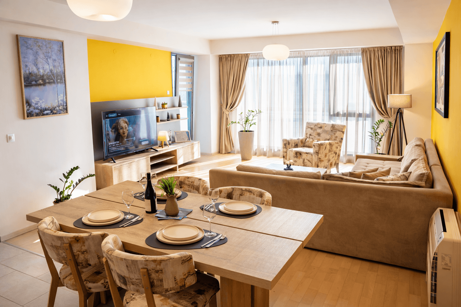 Second living and dining area in a Capitol Suite